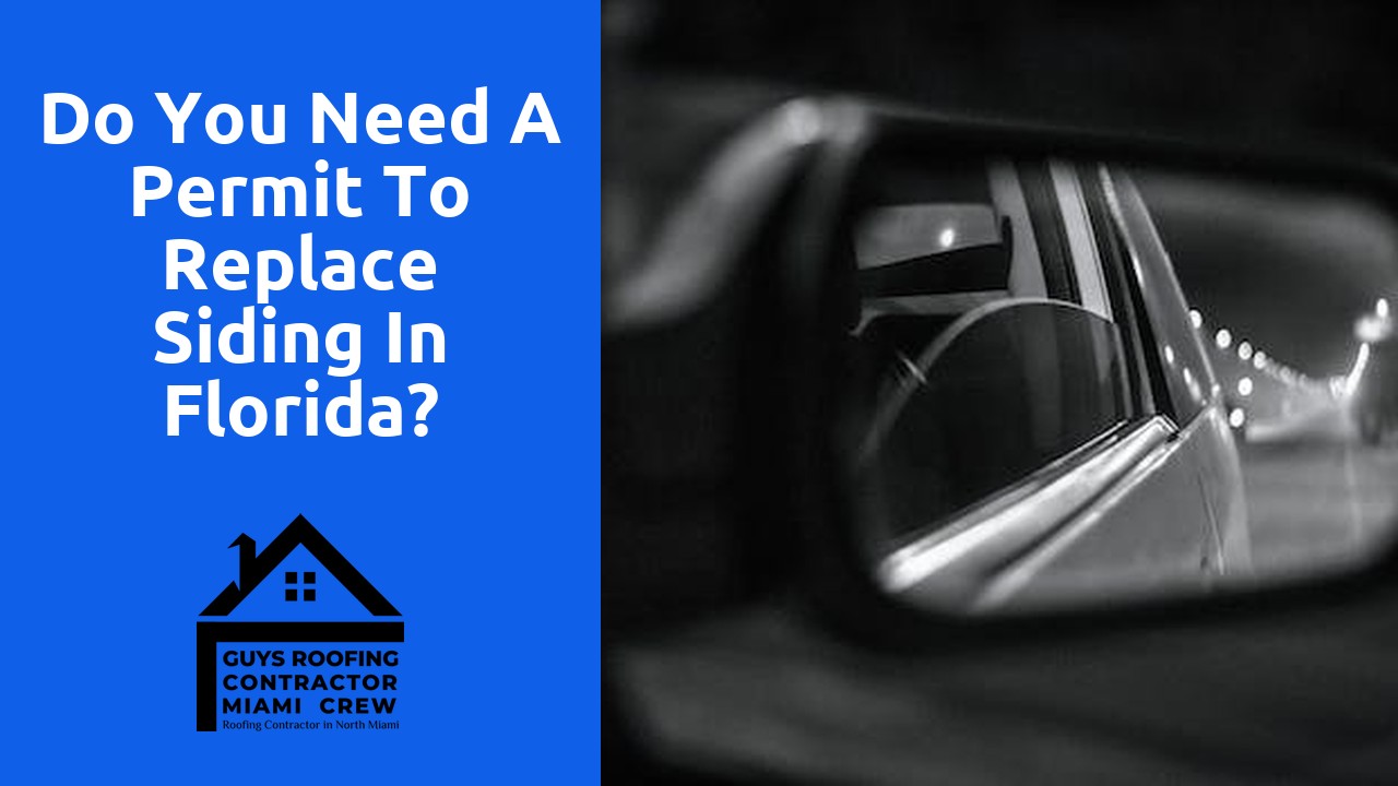 Do you need a permit to replace siding in Florida?