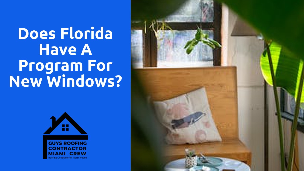 Does Florida have a program for new windows?