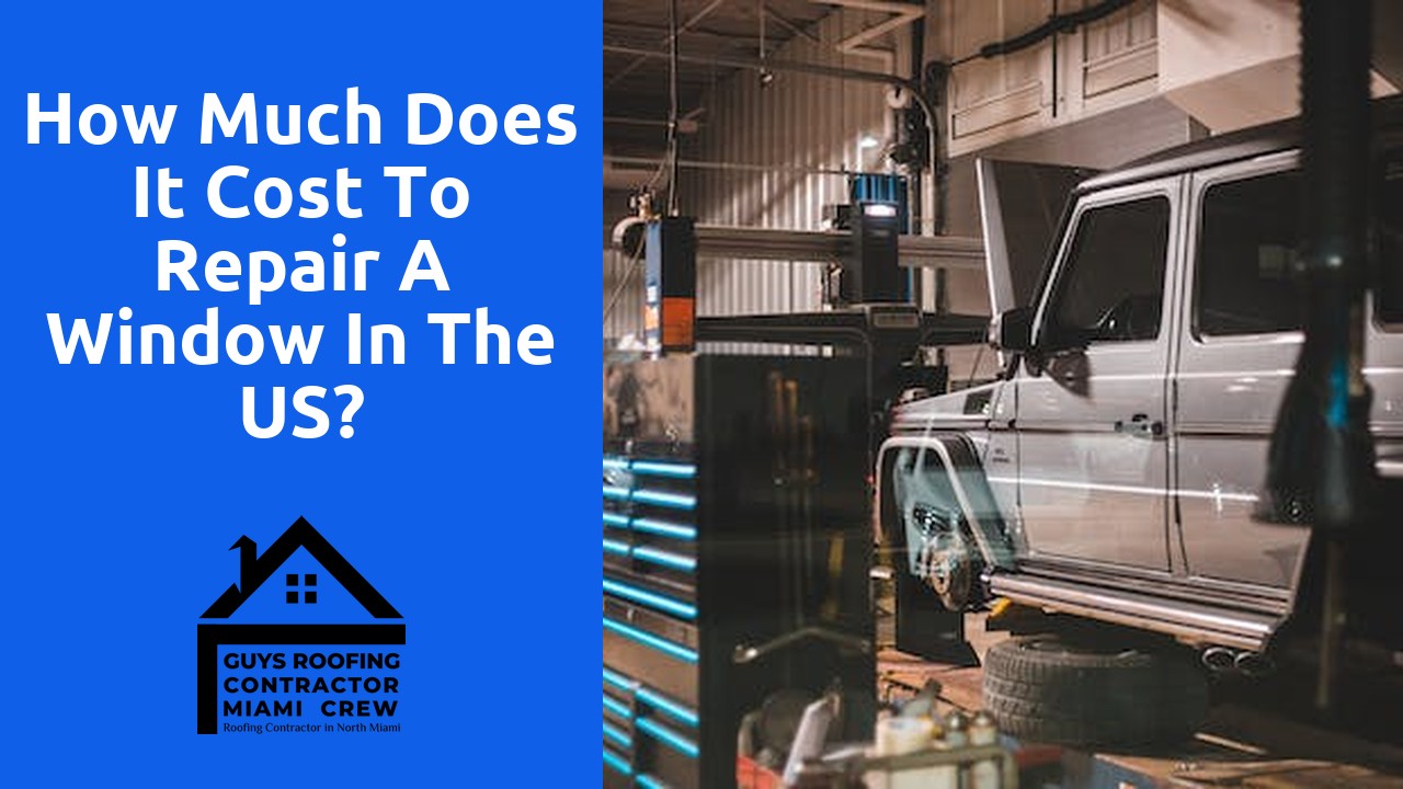 How much does it cost to repair a window in the US?