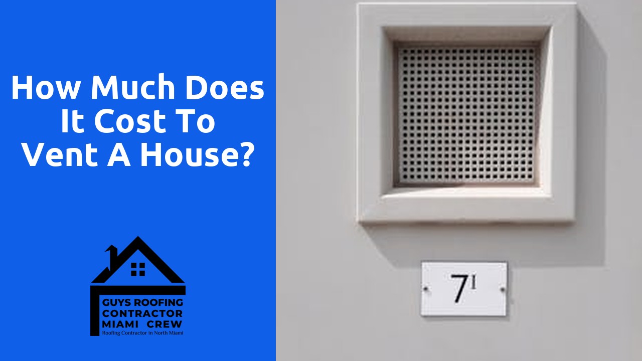 How much does it cost to vent a house?